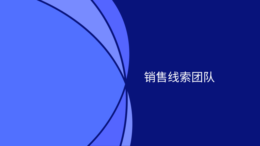 销售线索团队